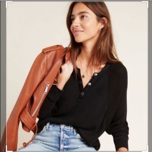 Anthropologie Harrieta Henley Top